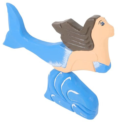 Cabilock Mermaid Figurine Handgefertigte Meerjungfrau Statue Für Schreibtischdekoration Wohnaccessoire Einzigartiges Für Sammler Und Meerjungfrau-