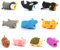 10Pcs Cute Animal Bites Cable Protector Charger Cable Protector Charger Wire Protector Prevents Cable Break Cable Protector Set for Most Cellphones iPad