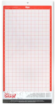 Siser Schneidematte Light Tack 30x60 cm - geringe Klebkraft, ideal für leichte Materialien. Präzise und genaue Schnitte auf selbstklebendem Vinyl und Papier