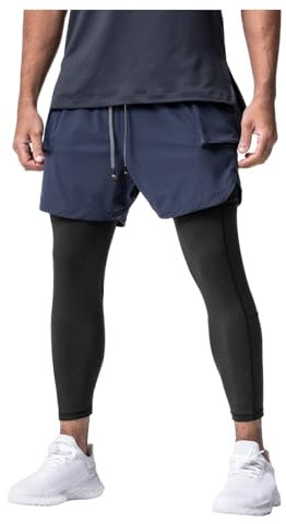 Fahrrad zubehör ebike，Radlerhose Herren Fahrrad Kurze Hosen Fahrradbekleidung Fahrradhose Radhose Gravel Bike Herren-Shorts Mountainbike Hose Radlerunterhose，Marine，L