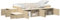 vidaXL Bettgestell Sonoma Eiche 90x200 cm