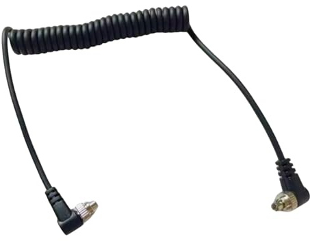 Flexibles PC-Blitz-Synchronisationskabel für PC, Kabel zu Blitzauslöser mit Schraubverriegelungsmechanismus und Anti-Kalorien-Synchronisationskabel