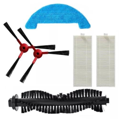 Kit de brosse pour aspirateur robot Smartai 360 - Accessoires pour aspirateur G50 / 30 V Max / C50 - Accessoires de nettoyage lavables - Filtre filtre latéral pour robot