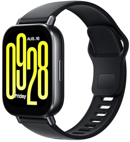 XIAOMI Redmi Watch 5 Active, Pantalla LCD 2, Llamadas Bluetooth, Batería de 18 días, Resistencia al Agua 5ATM, Monitorización de la Frecuencia Cardíaca, SPO₂ y Estrés, 140+ Modos de Fitness, Negro