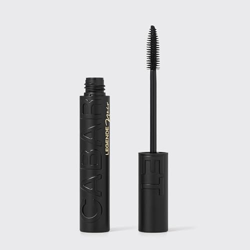 Vivienne Sabo - Mascara “Cabaret Légende Noir” – Mascara für extremes Volumen, tiefschwarze Farbe, konische Naturbürste für Trennung & Definition, langanhaltend ohne Bröckeln