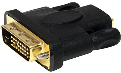 StarTech.com Adaptador HDMI a DVI - DVI-D Macho - HDMI Hembra - Conversor de Vídeo - Negro