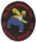 Die Einen kennen Uns, andere können Uns, Black Homer Simpson Biker Aufnäher