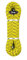 Beal Karma Kletterseil, gelb, 80 m