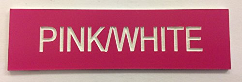 FSSS Ltd ENGRAVED NP NUMBER PLATE NAME DATE FOR PUSH ALONG CAR RIDE ON TOY GIFT (PINK)