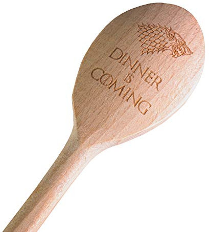 Game of Thrones Inspired House StarkDinner is Coming Wooden Spoon