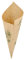 Spitztüten 250 G Feel Green 70 G/M2 29,5X21 Cm Natur Pergament Fettabweisend - 250 Un.