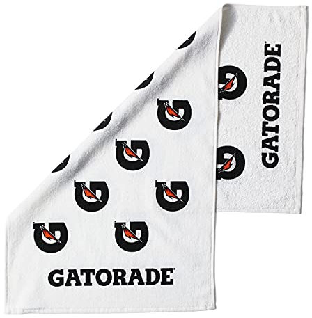Gatorade Sideline Handtuch, weiß, 53,3 x 99,1 cm, 100% Baumwolle, maschinenwaschbar