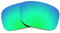 Revant Verres de Rechange Compatibles avec Oakley Holbrook XL, Polarisés, Elite Vert émeraude MirrorShield