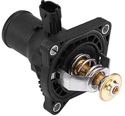 Termostato 55564891 con Carcasa Compatible para Aveo Astra J Insignia Mokka Zafira C Pieza de Repuesto No Original para Control de Temperatura del Motor