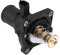 Termostato 55564891 con Carcasa Compatible para Aveo Astra J Insignia Mokka Zafira C Pieza de Repuesto No Original para Control de Temperatura del Motor
