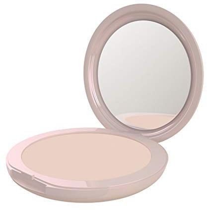 Neve Cosmetics cipria compatta con specchietto incorporato Flat Perfection, impalpabile e trasparente | Fluffy Matte