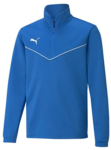 PUMA Jungen Teamrise 1/4 Zip Top Jr Sweatshirt, Electric Blue Lemonade, 164 EU