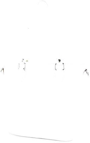 modamoda de - T215 - Italienische Ledertasche Shopper Large, Farbe:Weiß