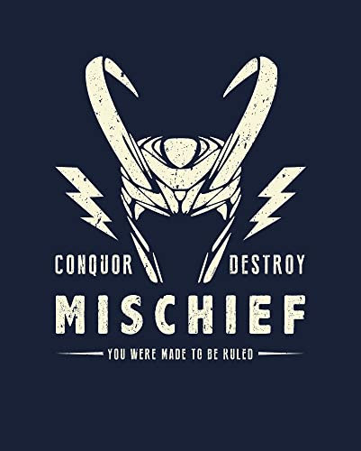 Komar Wandbild - Loki Mischief - Größe: 40 x 50 cm - Marvel, Kinderzimmer, Wandgestaltung, Bild