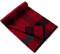 Lindoro Merino Wollschal für Herren, Warme, Leichte Tartan-Plaid-Winter-lange Schals mit Geschenkbox (Weinrot & Grau)