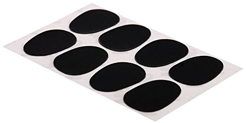 8Pcs 0.3mm Mouthpiece Patches Cushions for Saxophone Black