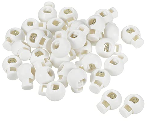 PATIKIL Cord Locks, Pack Ball Spring Toggle Stopper for Drawstring Bag Shoelaces
