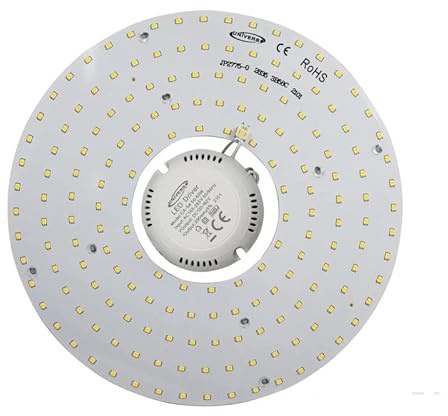 UNIVERSO CIRCOLINA MAGNETICA NEON LED PIASTRA DISCO ANELLO PLAFONIERA CIRCOLARE LAMPADA T9 G10Q 54W Ø27CM 3000K 4000K 6500K (BIANCO NATURALE)