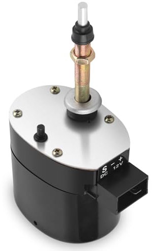12V Wischermotor, 105° Wischfeld Traktor DC12V Scheibenwischermotor aus Metall Kfz-Ersatzwischermotoren Wischfeld Universal Scheiben Wischer Motor Ersatz Für Traktor