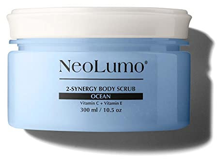 Neo Lumo Body Scrub Ocean – Feuchtigkeitsspendendes Körperpeeling mit Meeressalz & ätherischen Ölen, sanfte Hautpflege, vegan, 250ml