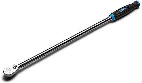 Capri Tools 3/8 Zoll Drive Fine 90 Zähne Extra Lange Ratsche Ergonomischer Softgriff 20 Zoll Lang