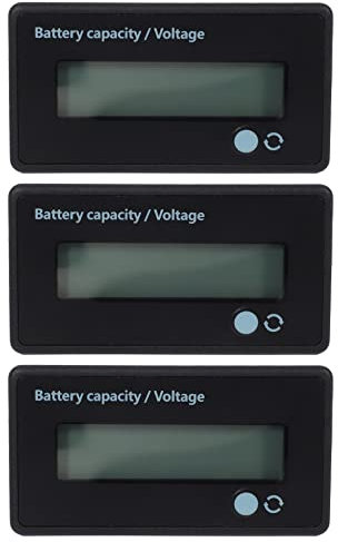 biyan 3X 12V 24V 36V 48V Batterie Anzeige, Blei Säure- und Lithium Ionen Batterie Ladungs Entladungs Monitor