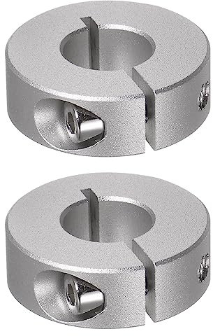 QUARKZMAN 2pcs Bague de Réglage Bague Arrêt d'axe Butée Arbre Collier Diviser 13mm Alésage Aluminium Alliage, 30mm OD, 10mm Largeur pour Roue Brouette Pont Boîte Vitesses Anodisation