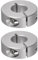 QUARKZMAN 2pcs Bague de Réglage Bague Arrêt d'axe Butée Arbre Collier Diviser 13mm Alésage Aluminium Alliage, 30mm OD, 10mm Largeur pour Roue Brouette Pont Boîte Vitesses Anodisation