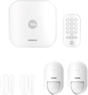 Kit de Alarma Inteligente Starter + de Yale AL-SK2-1A-EU - | Activar, Activar parcialmente, Desactivar | Controlar 4 áreas de Seguridad