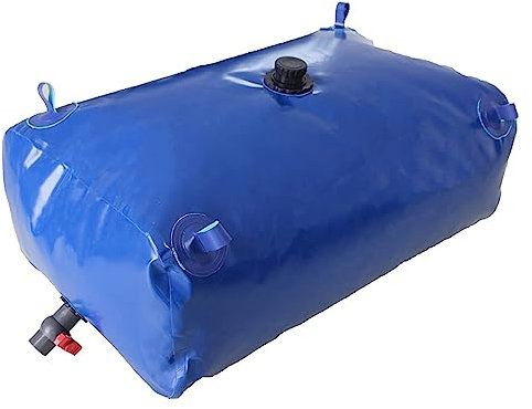 Cube-Transportwassertank, Wasseraufbewahrungsbeutel Mit Großer Kapazität, Faltbarer Wasserbehälter, Für Die Gartenbewässerung (Farbe: Marineblau, 350 L/1 X 0,7 X 0,5 M)