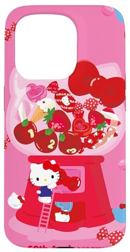 Hülle für iPhone 15 Pro Hello Kitty 50th Anniversary Candy Case