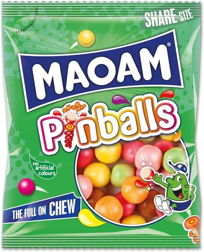 Maoam Pinballs Chewy Sweets, 140g (Pack of 5)