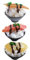 JOINPAYA 3St Sushi-Simulation Sushi Japanisches Sushi Kuscheltier Sushi-Dekoration Plastikmodell Spielzeugnahrung lebensmittelspielzeug Essen vorgeben PVC