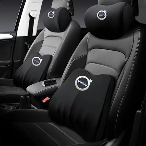 LICOME Auto Kopfstütze Nackenkissen für Volvo EX90 EX40 EX30 EC40 S90L, Auto Nackenkissen Autositz Kopfstütze Bequeme Nackenstütze Kopfkissen, Auto Kopfstützenkissen zum Fahren