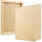 ZOGPLG 6 Pack Drawing Boards, Unfinished Wooden Panels Wooden Painting Panels Wood Panels for Painting Wood Canvas Boards for Painting, Arts and Crafts, Rectangular, 23 x 30.5 cm