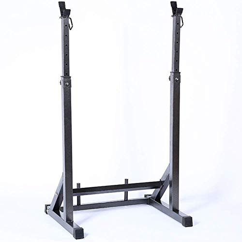 Home Gym Equipment, Folding Squat Rack Stands with Weights Pull Up Bar Weight Racks for Squats Power Tower Pull Up Bar Tower Station Barbell Pull Up Rack Bars Free Standi