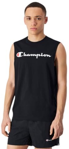 Champion Sleeveless T-Shirt L Black