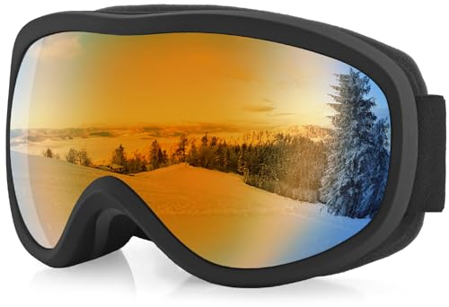 VINTEAM Ski Goggles for Men and Womens,OTG Ski Glasses