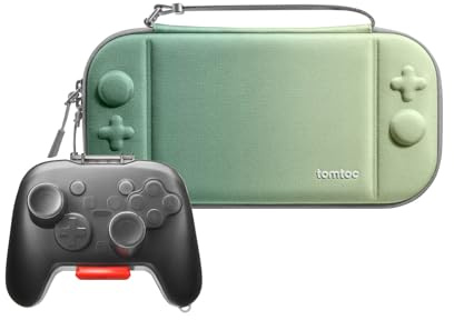 tomtoc Slim Carrying Case for Nintendo Switch 2 Model 2025, Hard Carrying Case for Nintendo Switch 2 Pro Controller
