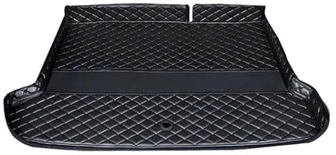 Alfombrilla Maletero Alfombrilla Maletero Coche para Chery para EBRO S700 2025 para PHEV Revestimiento Maletero Suelo Cuero Alfombra Bandeja Protectora Alfombrillas Bandeja(Black Mat)