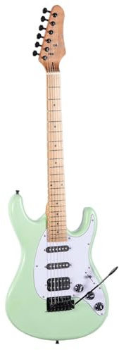 Elektrische Solid Body Gitarre Modern Für Anfänger Ahornhals Verstellbarer Steg Rechte Hand