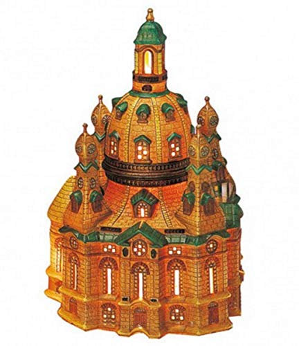 Wurm - Lichthaus Serie Frauenkirche Dresden Porzellan, 17x16x26 cm L/B/H
