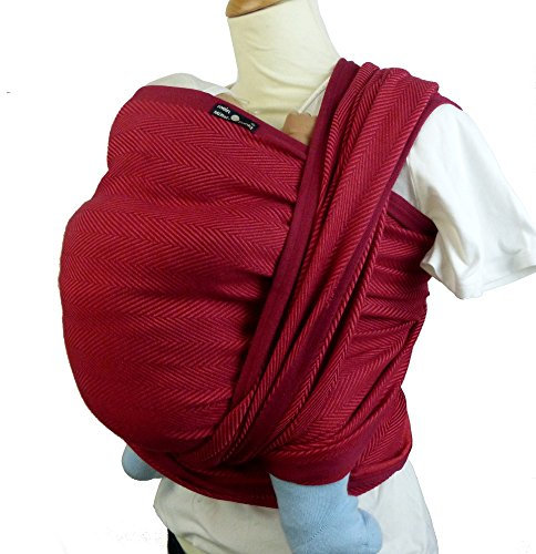 Didymos ttr-767-005 Babytragetuch, Modell Lisca Burgund, Größe 5