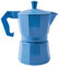 Excelsa Caffettiera Color 1 Tazza, Alluminio, Blu, Fino a 2 Tazze