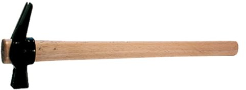 Martello Carpentiere Testa In Acciaio Temprato. Manico Legno Verniciato.